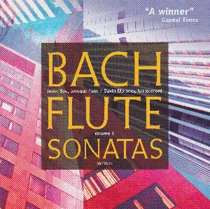 Pochette de Flute Sonatas, Volume 1 de Johann Sebastian Bach - Davitt Moroney