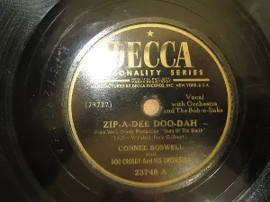 Pochette de Zip-A-Dee Doo Dah / Too Many Times de Connee Boswell - Bob Crosby and His Orchestra