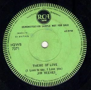 Pochette de Theme of Love (I Love to Say, I Love You) de Jim Reeves