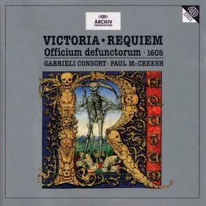 Pochette de Requiem Officium Defunctorum, 1605 de Tomás Luis de Victoria - Gabrieli Consort & Players - Paul McCreesh