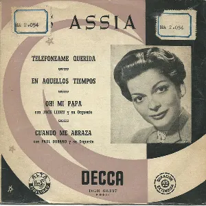 Pochette de Telefoneame querida de Lys Assia