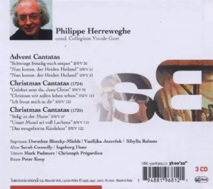 Pochette de Advent Cantatas & Christmas Cantatas de Christoph Prégardien - Johann Sebastian Bach - Philippe Herreweghe - Mark Padmore - Collegium Vocale Gent