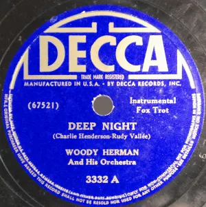 Pochette de Deep Night / Whistle Stop de Woody Herman and His Orchestra