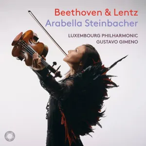 Pochette de Beethoven & Lentz de Ludwig van Beethoven - Gustavo Gimeno - Arabella Steinbacher - Lëtzebuerger philharmoneschen Orchester