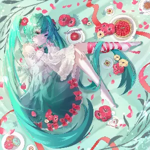 Pochette de variscite de Hatsune Miku