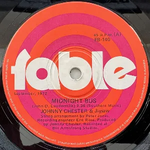 Pochette de Midnight Bus de Johnny Chester