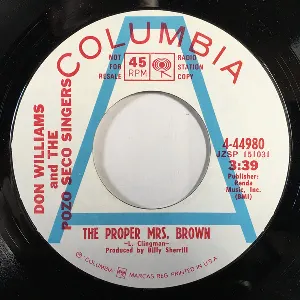 Pochette The Proper Mrs. Brown / Morning Mama Memories