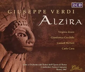 Pochette de Alzira de Renato Bruson - Ileana Cotrubaș - Francisco Araiza - Giuseppe Verdi - Lamberto Gardelli