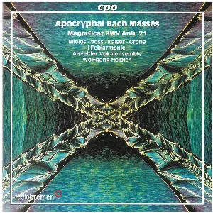 Pochette de Apocryphal Bach Masses de Johann Sebastian Bach - Wolfgang Helbich - Alsfelder Vokalensemble - Dorothee Mields