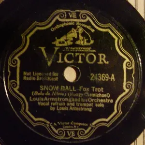 Pochette de Snow Ball / Honey, Do! de Louis Armstrong & His Orchestra