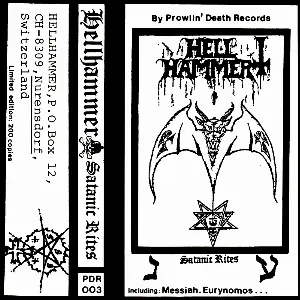 Pochette de Satanic Rites de Hellhammer