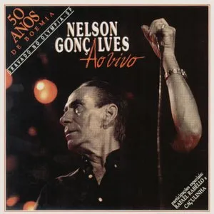 Pochette de 50 anos de boémia ao vivo no Olympia de Nelson Gonçalves