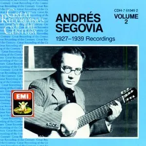 Pochette de 1927-1939 Recordings, Volume 2 de Andrés Segovia