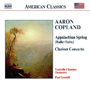 Pochette de Appalachian Spring (Ballet Suite) / Clarinet Concerto de Aaron Copland