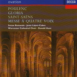 Pochette Poulenc: Gloria / Saint-Saëns: Messe à Quatre Voix
