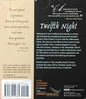 Pochette de Twelfth Night de William Shakespeare