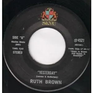 Pochette de Yesterday / Try Me and See de Ruth Brown