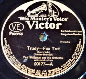 Pochette de Trudy / When The Red, Red, Robin Comes Bob, Bob, Bobbin' Along de Paul Whiteman and His Orchestra