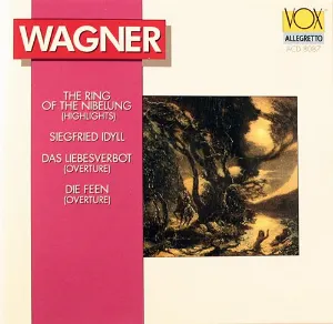 Pochette de The Ring of the Nibelung (Highlights) / Siegfried Idyll / Das Liebesverbot (Overture) / Die Feen (Overture) de Heinrich Hollreiser - Bamberger Symphoniker - Staatsorchester Stuttgart - Jonel Perlea