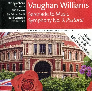 Pochette BBC Music, Volume 18, Number 11: Serenade to Music / Symphony no. 3, Pastoral