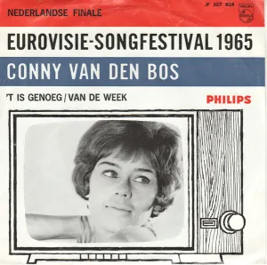 Pochette de ’t Is genoeg / Van de week de Conny Vandenbos