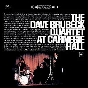 Pochette The Dave Brubeck Quartet at Carnegie Hall