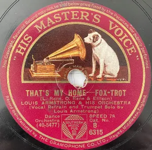 Pochette de That's My Home / Hobo, You Can't Ride This Train de Louis Armstrong & His Orchestra