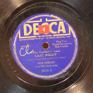Pochette de (Why Couldn't It Last) Last Night / I Thought About You de Bob Crosby and His Orchestra