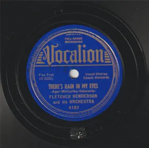 Pochette de There's Rain in My Eyes / What Do You Hear From the Mob in Scotland? de Fletcher Henderson and His Orchestra