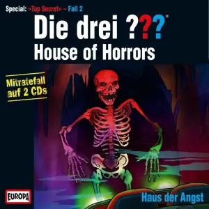 Pochette de Die drei ??? House of Horrors ‒ Haus der Angst de Die drei ???