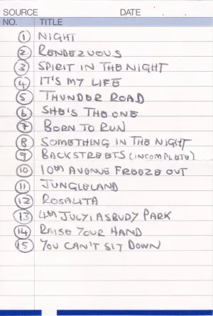 Pochette de 1976‐08‐05: Monmouth Arts Center, Red Bank, NJ, USA de Bruce Springsteen - The E Street Band