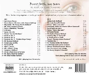 Pochette de Burst Forth, My Tears de John Dowland