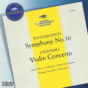 Pochette Shostakovich: Symphony no. 10 / Stravinsky: Violin Concerto