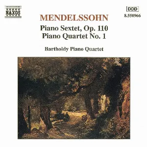 Pochette Piano Sextet, Op. 110 / Piano Quartet No. 1