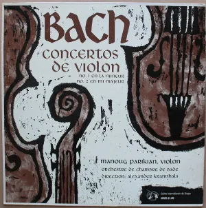 Pochette de Concertos de Violon N°1 en la Mineur & N°2 en Mi Majeur de Johann Sebastian Bach - Stuttgarter Kammerorchester