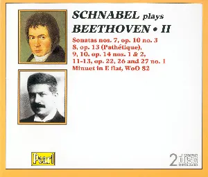 Pochette Schnabel plays Beethoven II