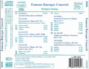 Pochette Famous Baroque Concerti