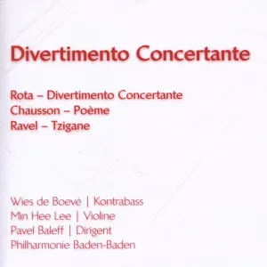 Pochette de Divertimento Concertante de Pavel Baleff
