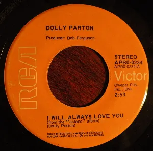 Pochette I Will Always Love You / Lonely Comin’ Down