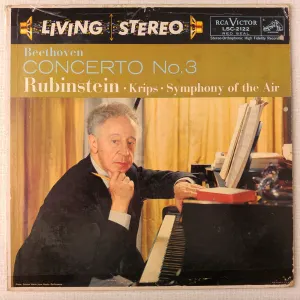 Pochette de Piano Concerto No. 3 de Ludwig van Beethoven - Arthur Rubinstein - Josef Krips - Symphony of the Air