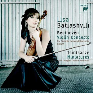 Pochette Beethoven: Violin Concerto / Tsintsadze: Miniatures
