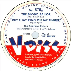 Pochette The Blond Sailor / Put That Ring on My Finger / Minka / McNamara’s Band
