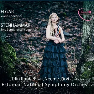 Pochette de Elgar: Violin Concerto / Stenhammar: Two Sentimental Romances de Eesti Riiklik Sümfooniaorkester - Wilhelm Stenhammar - Edward Elgar - Neeme Järvi