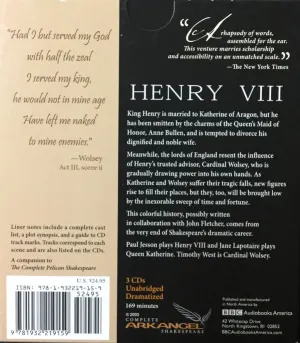 Pochette de Henry VIII de William Shakespeare
