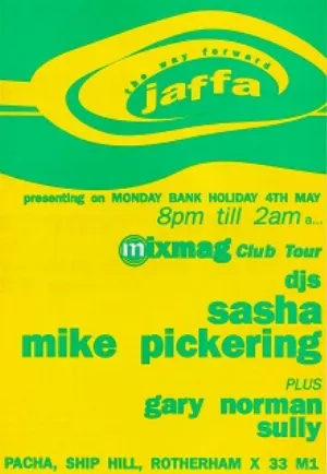 Pochette de DJ Sasha @ Pacha, Rotherham, 4th May 92 (Mixmag Club Tour) de Sasha