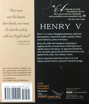 Pochette de Henry V de William Shakespeare