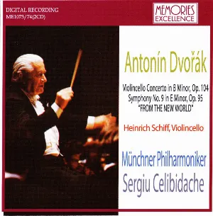 Pochette Violincello Concerto in B minor, op. 104 / Symphony no. 9 in E minor, op. 95 “From the New World”