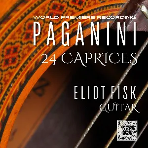 Pochette de 24 Caprices, Arranged for Guitar de Niccolò Paganini