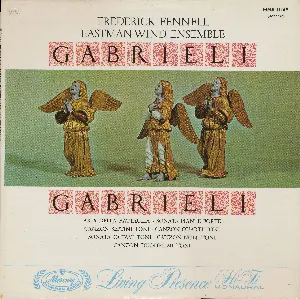 Pochette de Canzone, Aria e Sonata de Frederick Fennell - Eastman Wind Ensemble