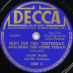 Pochette de Sent for You Yesterday and Here You Come Today / Swinging the Blues de The Count Basie Orchestra - The Count Basie Orchestra